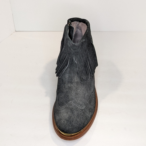 Hudson London suede fringe ankle boots - Picture 8 of 16